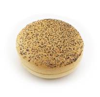 Gluten Free Poppy seed burger bun - naked product