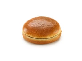 Brioche Bun on White 123